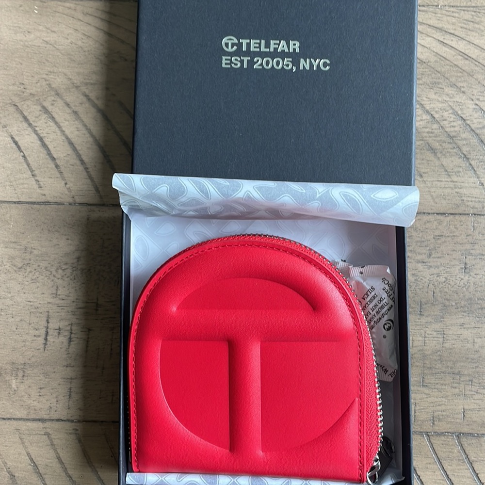 NIB Telfar Red Wallet
